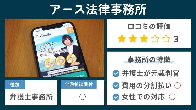 アース法律事務所の事務所の特徴説明図