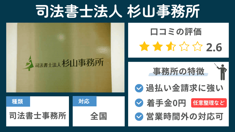 司法書士法人 杉山事務所の事務所の特徴説明図